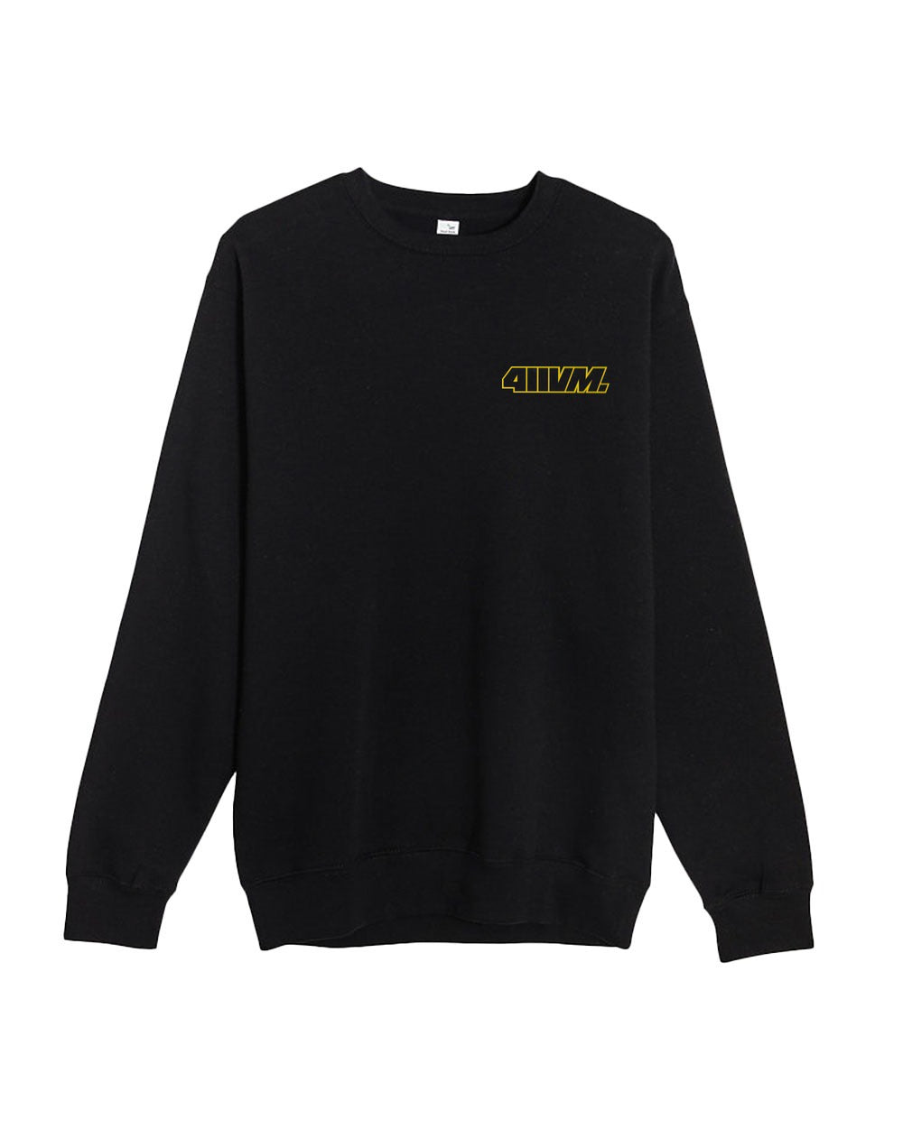 Unisex | 411VM Transparent Pocket Logo (Yellow) | Crewneck Sweater