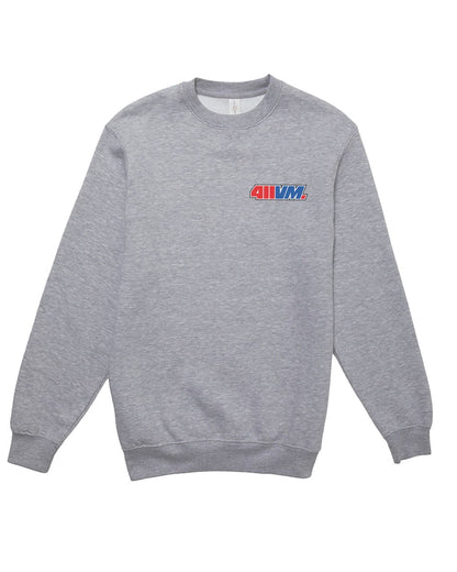 Unisex | 411VM Pocket Logo  (Red/Blue) | Crewneck Sweater