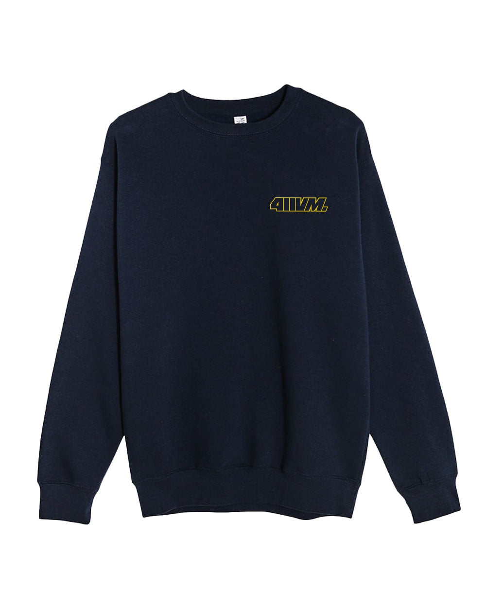 Unisex | 411VM Transparent Pocket Logo (Yellow) | Crewneck Sweater