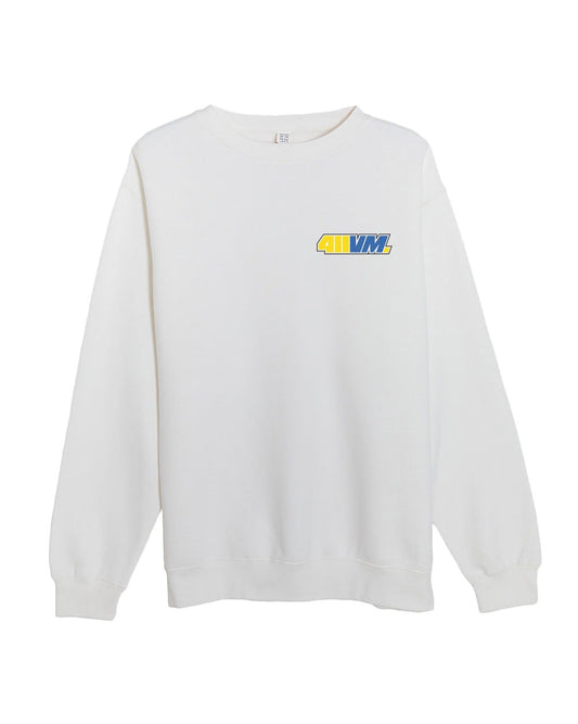 Unisex | 411VM Pocket Logo (Yellow/Blue) | Crewneck Sweater