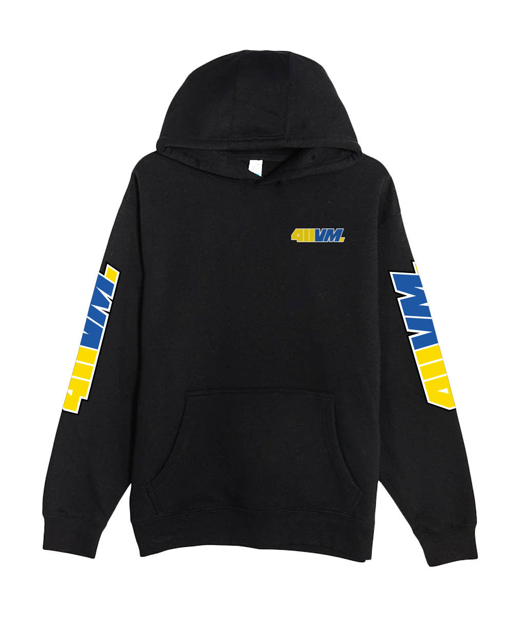 Unisex | 411VM Pocket Logo (Yellow/Blue) | Hoodie