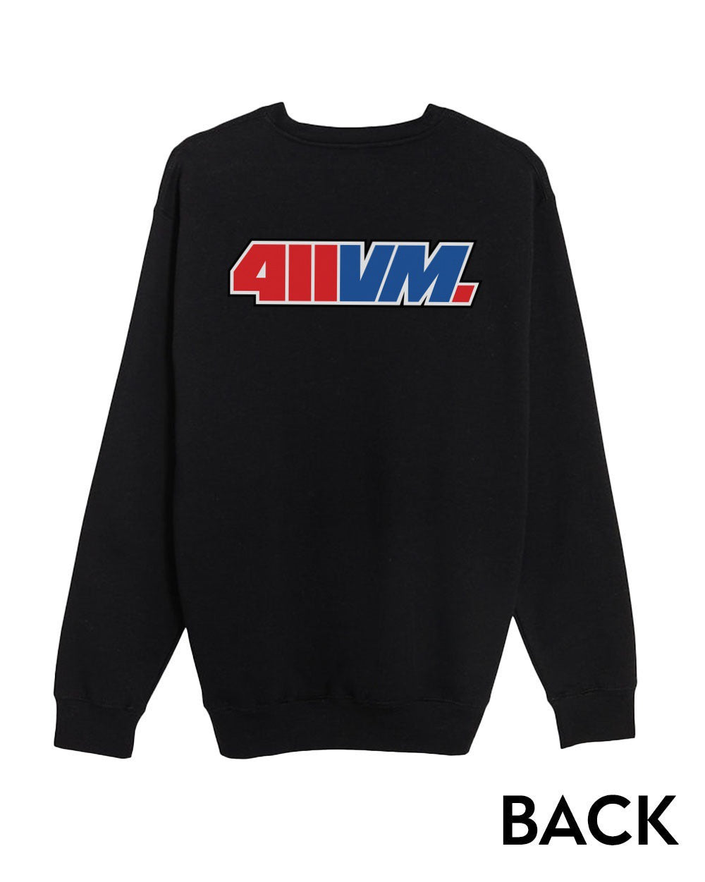 Unisex | 411VM Pocket Logo  (Red/Blue) | Crewneck Sweater