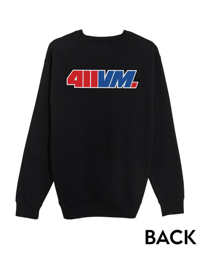 Unisex | 411VM Pocket Logo  (Red/Blue) | Crewneck Sweater