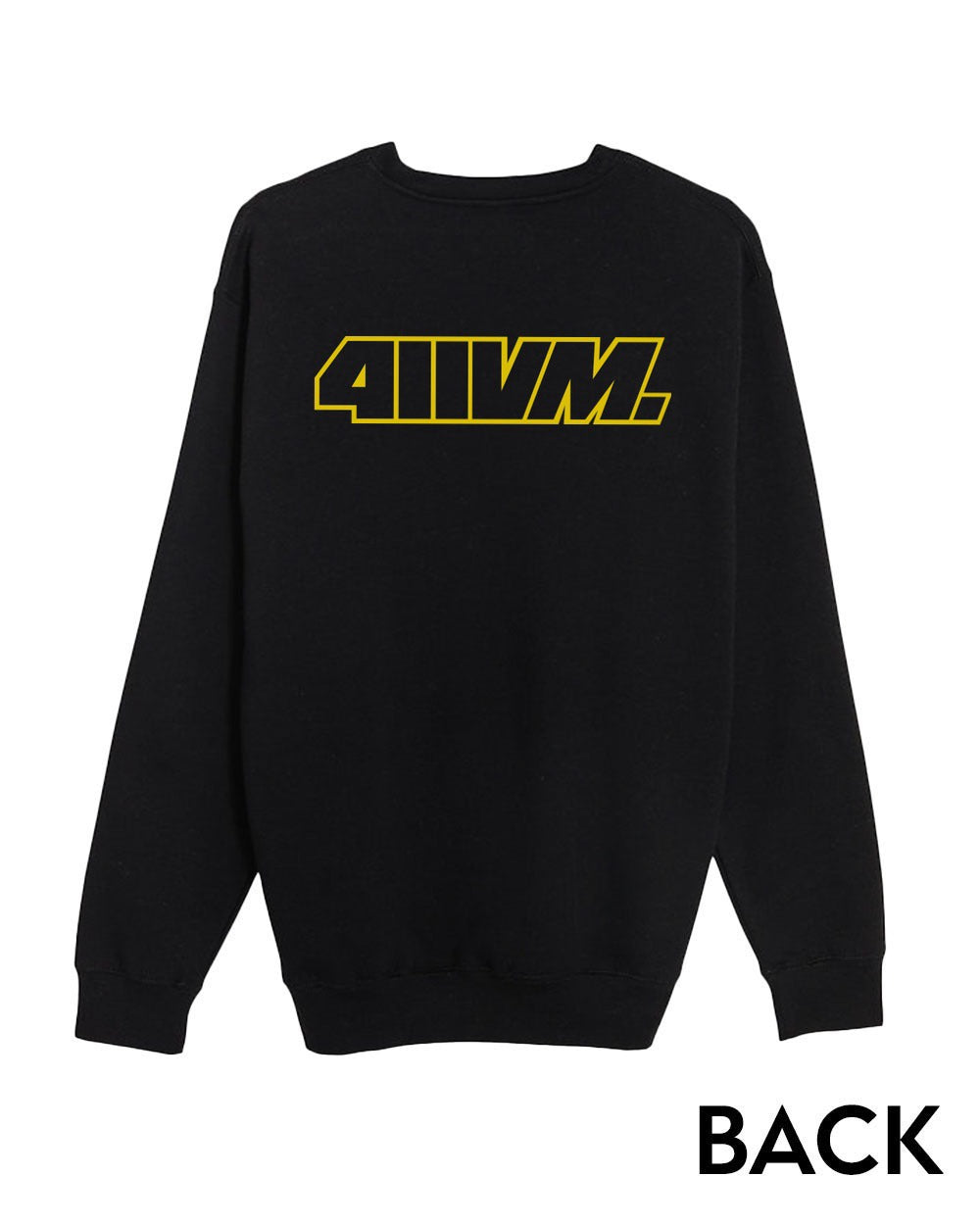 Unisex | 411VM Transparent Pocket Logo (Yellow) | Crewneck Sweater