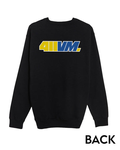 Unisex | 411VM Pocket Logo (Yellow/Blue) | Crewneck Sweater